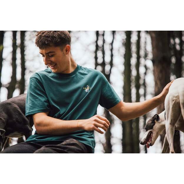 PEATY S PUBWEAR TRIKO S KR&Aacute;TK&Yacute;M RUK&Aacute;VEM SUPERDOG / GLAZED GREEN (PPW-25-TEE-SUP-GLG) 4