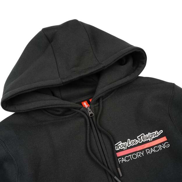 TLD ZIP UP HOODIE FACTORY RACING BLACK / RED (73066900) 2