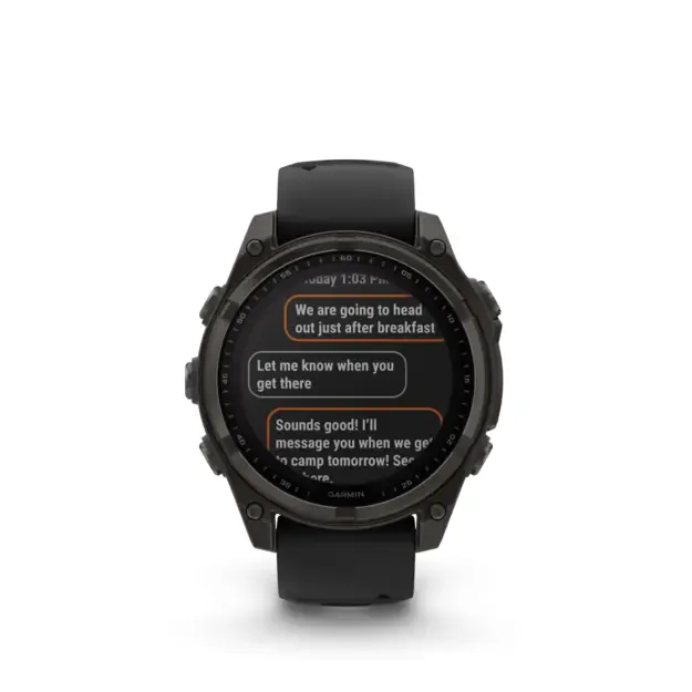 Išmanusis laikrodis Garmin fēnix® 8 Solar | 47mm | Carbon Gray - Black 1