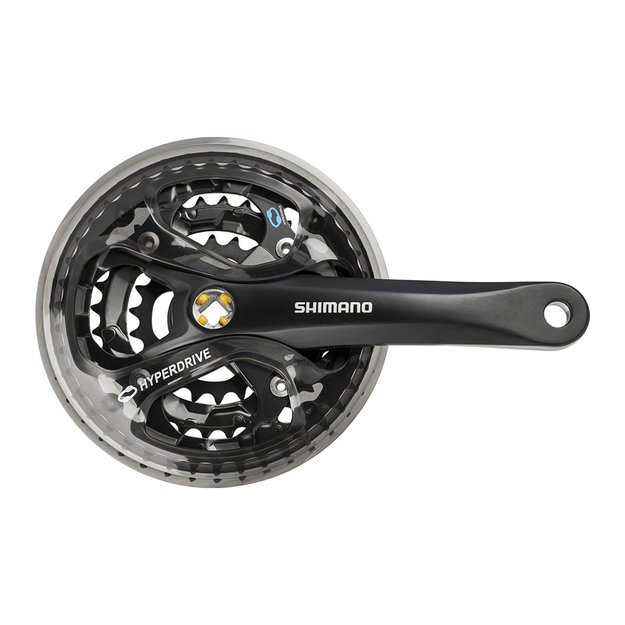 Grandinės apsauga priekiniam žvaigždžiu blokui Shimano FC&shy;-M361 // 48T 2