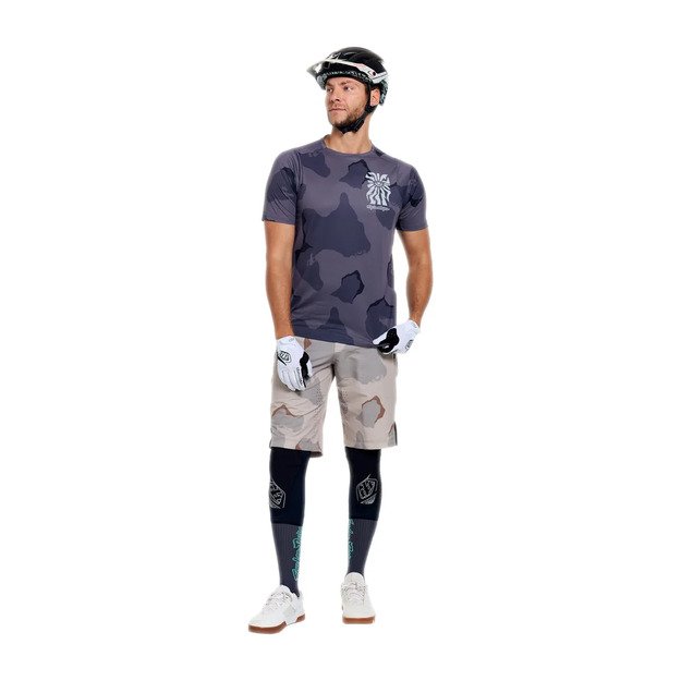 TLD SHORT SLEEVE JERSEY SKYLINE PRO FLOW CAMO CARBON (30302300) 4