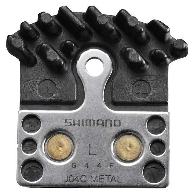 Stabdžių kaladėlės Shimano J04C su aušintuvu ir spyruokle 1