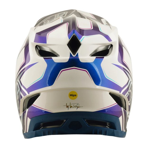 TLD HELMET D4 COMPOSITE MIPS FLARED WHITE / INDIGO (14002200) 3