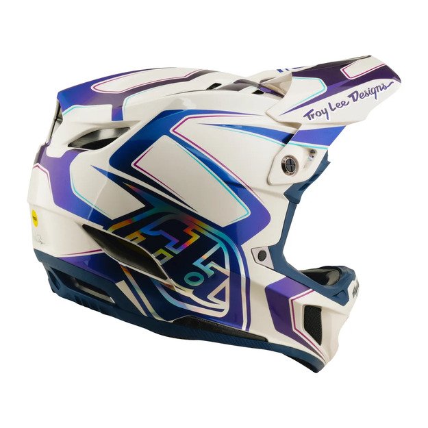 TLD HELMET D4 COMPOSITE MIPS FLARED WHITE / INDIGO (14002200) 4