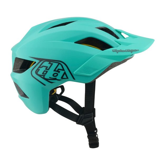 TLD HELMET YOUTH FLOWLINE MIPS POINT CHARCOAL / REAL TEAL (11354070)