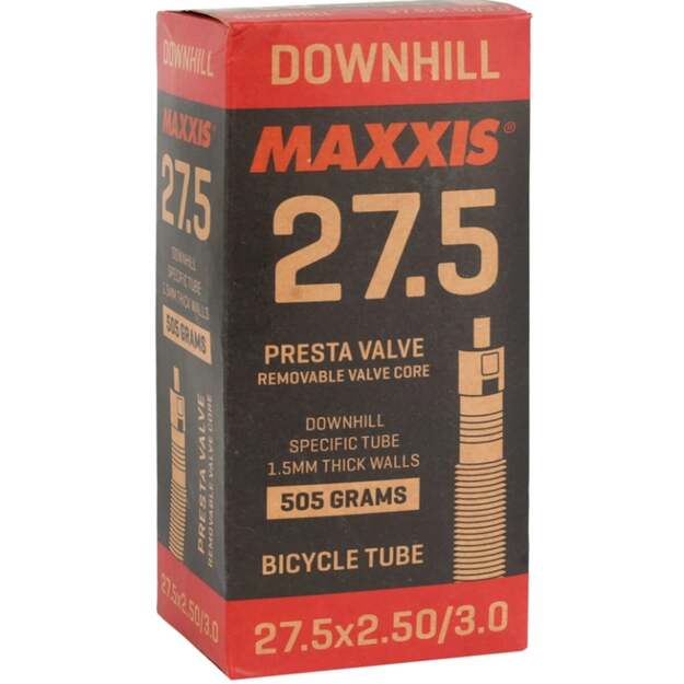 MAXXIS TUBE DOWNHILL 27.5X2.5/3.0 PRESTA VALVE 48MM (EIB00233200)