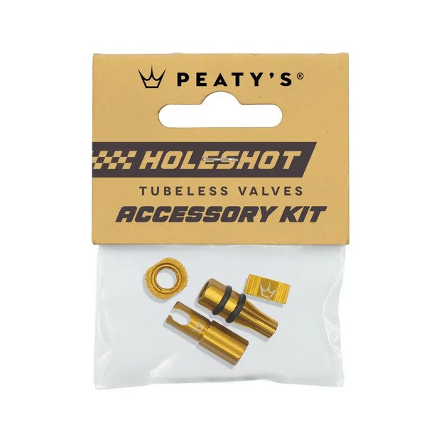 PEATY S PŘ&Iacute;SLU&Scaron;ENSTV&Iacute; K BEZDU&Scaron;OV&Yacute;M VENTILKŮM HOLESHOT FAST FLOW GOLD (PTV-HFF-ACCS-GLD-12)