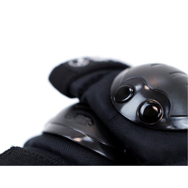 Vaiki&scaron;kos apsaugos keliams, alkūnėms ir delnams SFR YOUTH RAMP TRIPPLE PAD SET S (juodos) 1