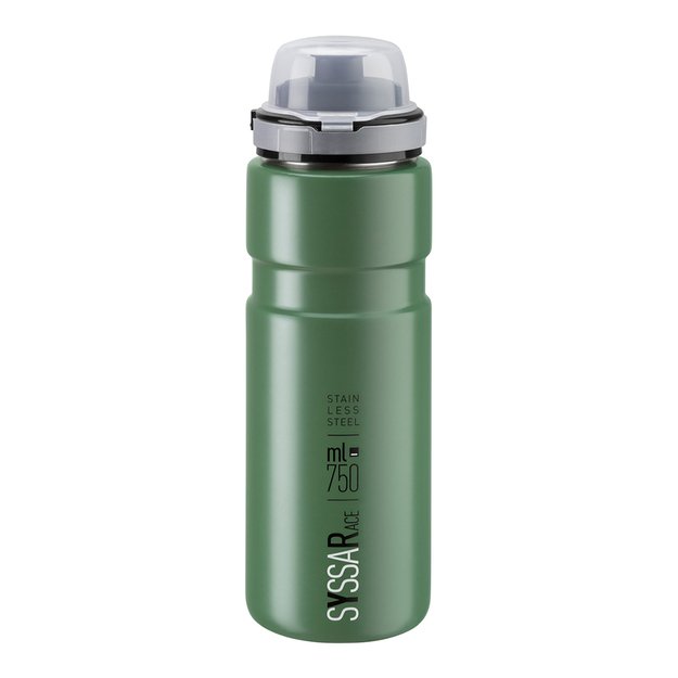 Gertuvė ELITE Syssa Race // 750 ml, su dangteliu, nerūdijančio plieno (žalia)
