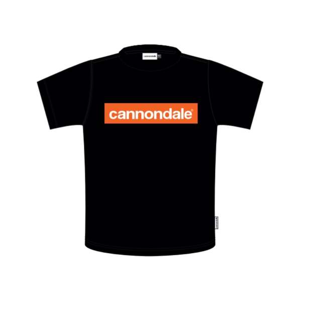 CANNONDALE LIFESTYLE T-SHIRT BLK/ORG/WHT
