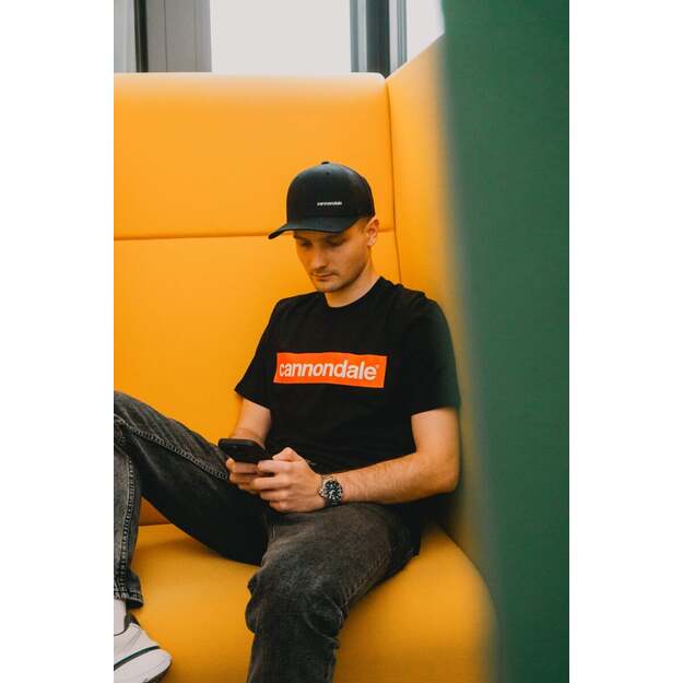 CANNONDALE LIFESTYLE T-SHIRT BLK/ORG/WHT 1