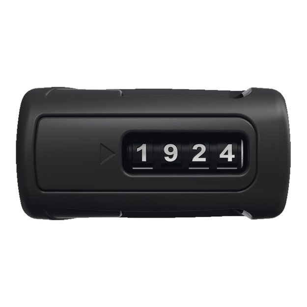 Spyna ABUS BORDO&trade; Combo 6000C/90 Black SH // sulankstoma, 90 cm (juoda)