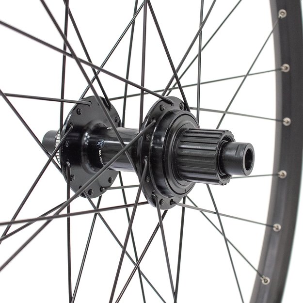 Galinis ratas HAIBIKE RODI TRYP30 Tubeless Ready 29  // diskiniai CL, 32H, kasetė, Thru-Axle, Shimano Thru Boost MT510 12 pav., aliuminis
