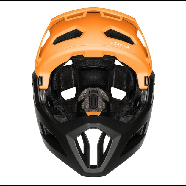 Downhill &scaron;almas FORCE VENOM // dydis: L/XL (58-61 cm) (oranžinė/juoda)