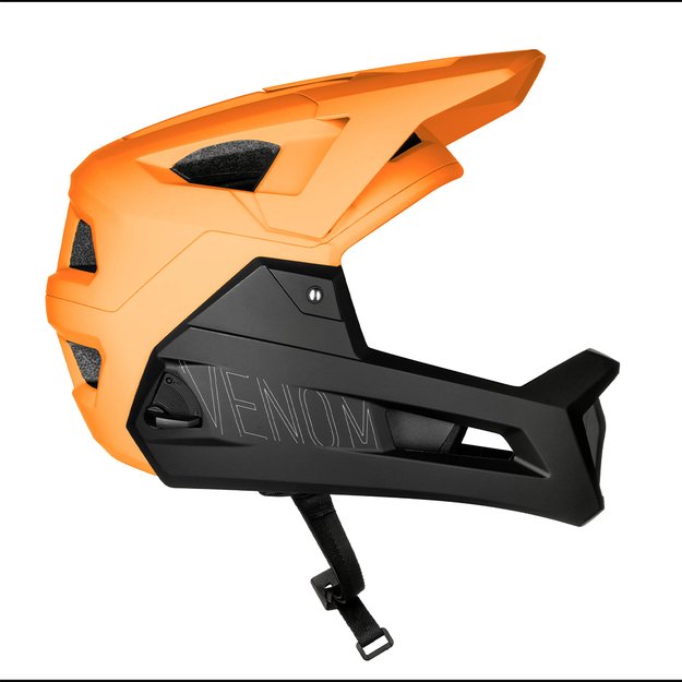 Downhill &scaron;almas FORCE VENOM // dydis: L/XL (58-61 cm) (oranžinė/juoda)