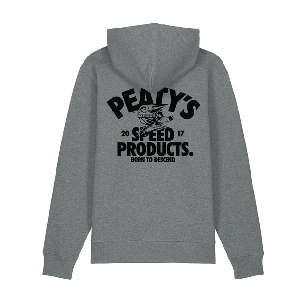 PEATY S PUBWEAR HOODY - DESCEND / MID HEATHER GREY (PPW-26-HDY-DSND-MHG)
