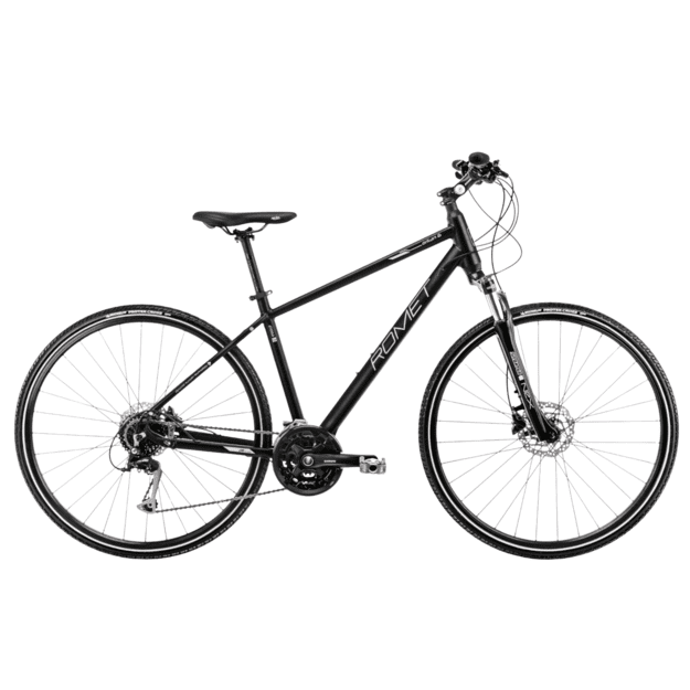 Dviratis ROMET Orkan 6 M, juodas-baltas (M)