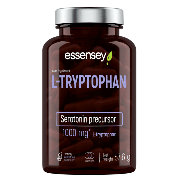 Aminorūg&scaron;tis TREC ESSENSEY L-TRIPTOFANAS 90 kapsulių