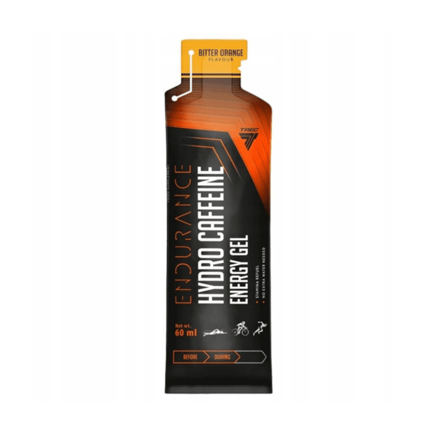 Energinis gelis TREC Hydro Caffeine Energy Gel 60ml, kartaus apelsino skonio