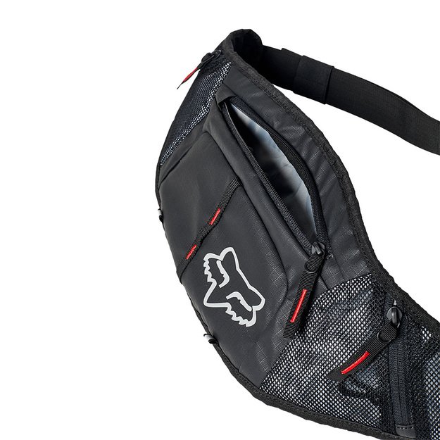 Kuprinė ant juosmens FOX Racing Hip Pack Slim // su prisegamu diržu (juoda)