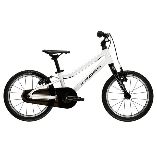 KROSS Liftie 16 U / White  Black Gloss / vaikiškas dviratis (16 ) 