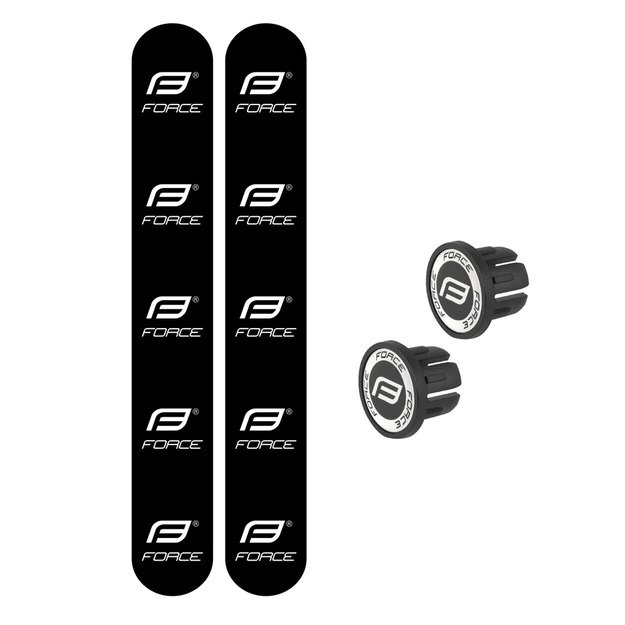 Vairo juosta FORCE Eva Dual (juoda) 2