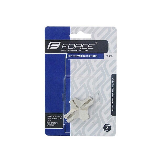 Raktas stipinams FORCE 3,2 / 3,3 / 3,4 / 3,9 mm