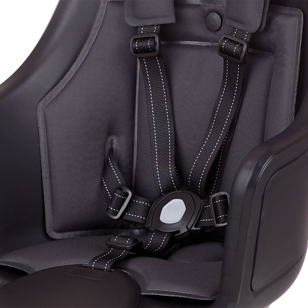 Dviračio kėdutė BoBike Exclusive® Maxi Plus // be galinio žibinto, tvirtinimas prie rėmo (juoda) 1
