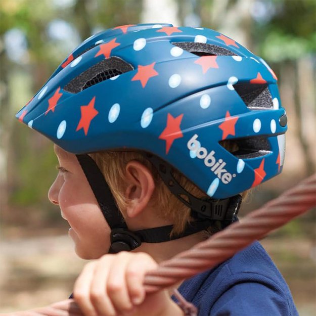 Šalmas BoBike NAVY STARS // dydis: S (52-56 cm) (mėlyna) 2