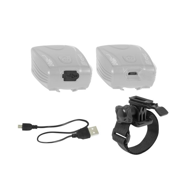 Priekinis žibintas FORCE Stream 400LM USB 1