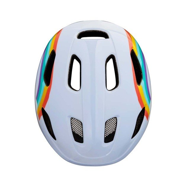 Šalmas LAZER Pnut KC Rainbow, 46-52cm (baltas) 4