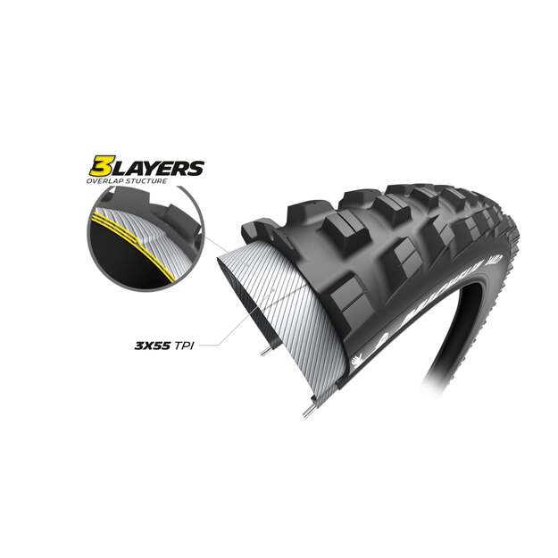 MICHELIN TIRE WILD 27.5x2.6 ACCESS LINE WIRE (967474) 4