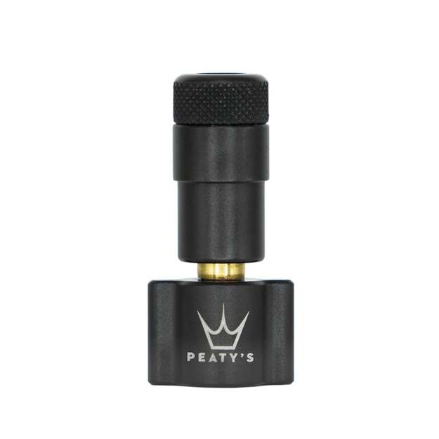 PEATY S HOLESHOT CO2 TYRE INFLATOR HEAD BLACK (PPR-HTI-IFH-BLK-12) 1