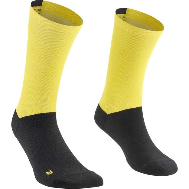 MAVIC SOCK MAVIC LOGO YELLOW BLACK (G000265) 1