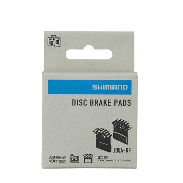 Stabdžių kaladėlės Shimano J05A-RF Resin su aušintuvu 2