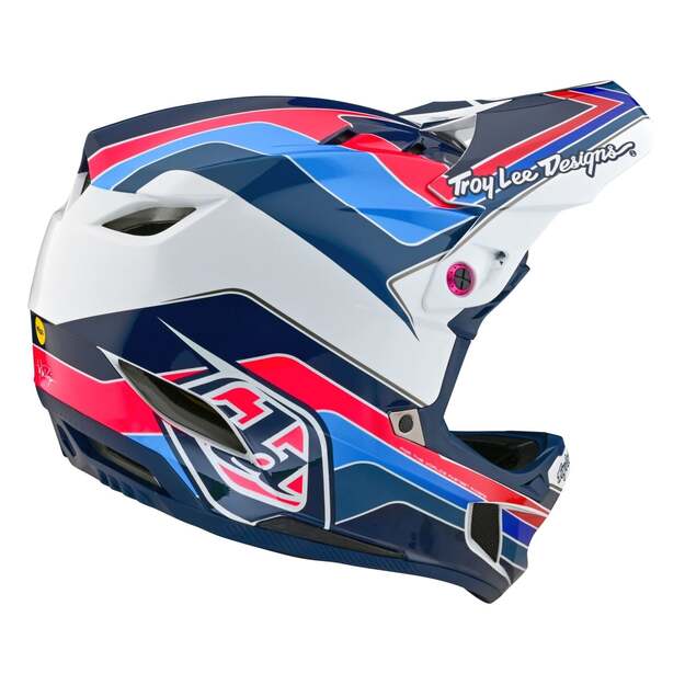 TLD HELMET D4 POLYACRYLITE BLOCK BLUE / WHITE (17458200) 3