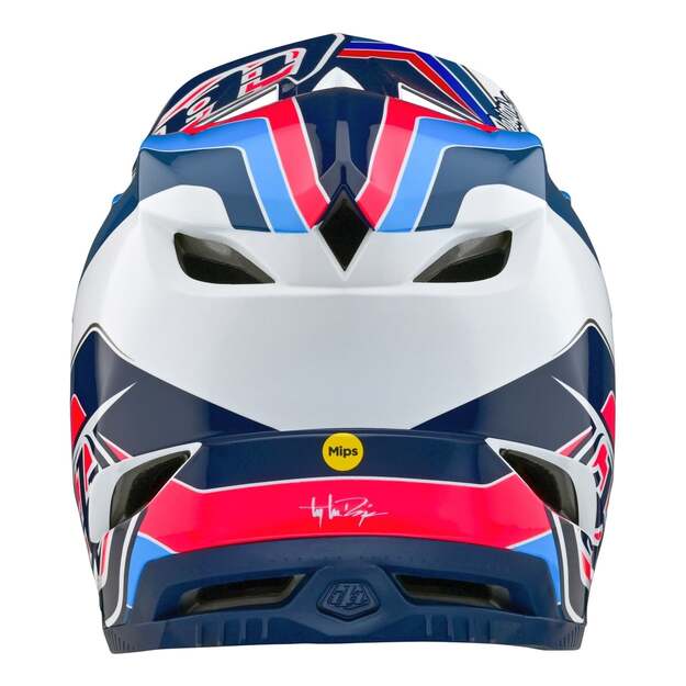 TLD HELMET D4 POLYACRYLITE BLOCK BLUE / WHITE (17458200) 2
