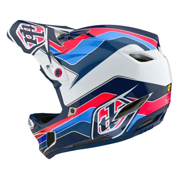 TLD HELMET D4 POLYACRYLITE BLOCK BLUE / WHITE (17458200) 1