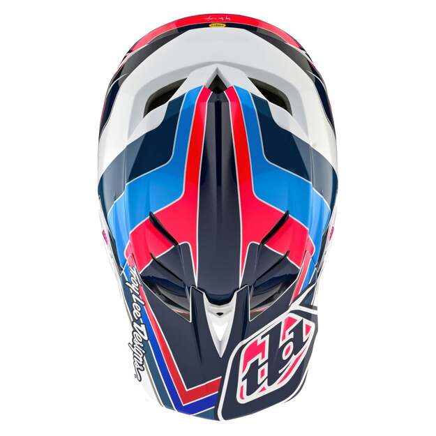 TLD HELMET D4 POLYACRYLITE BLOCK BLUE / WHITE (17458200) 7