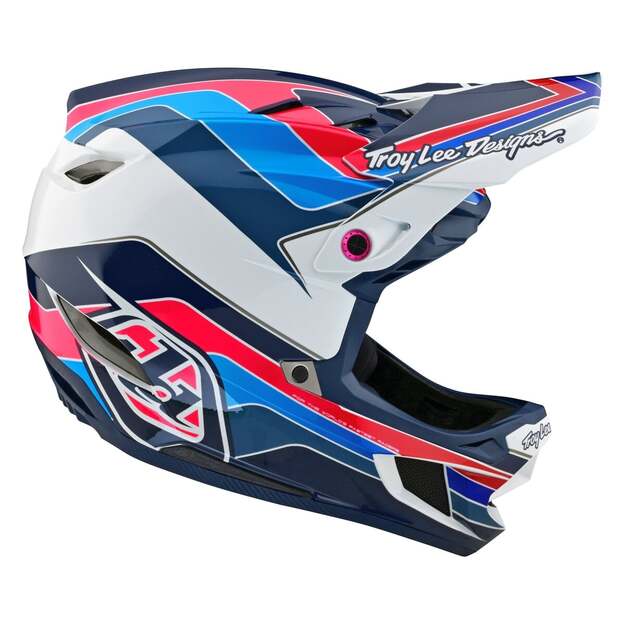 TLD HELMET D4 POLYACRYLITE BLOCK BLUE / WHITE (17458200) 4