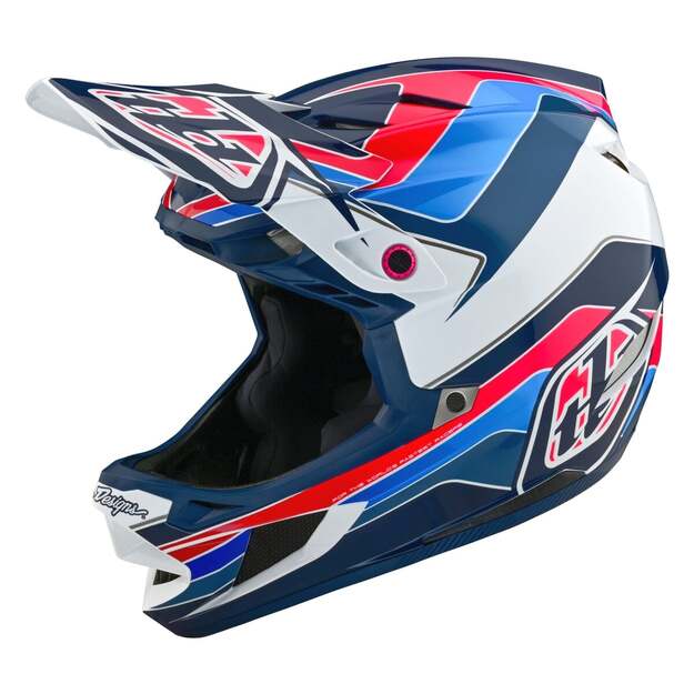 TLD HELMET D4 POLYACRYLITE BLOCK BLUE / WHITE (17458200) 6