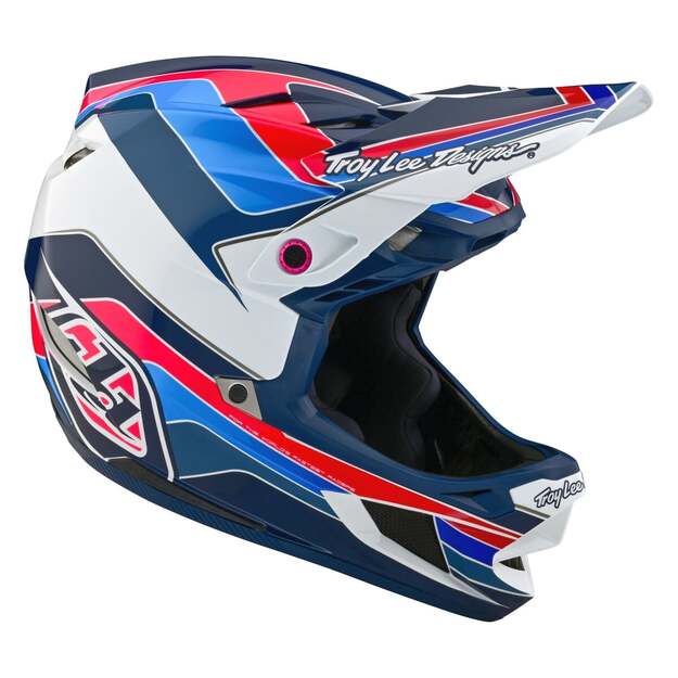 TLD HELMET D4 POLYACRYLITE BLOCK BLUE / WHITE (17458200) 5