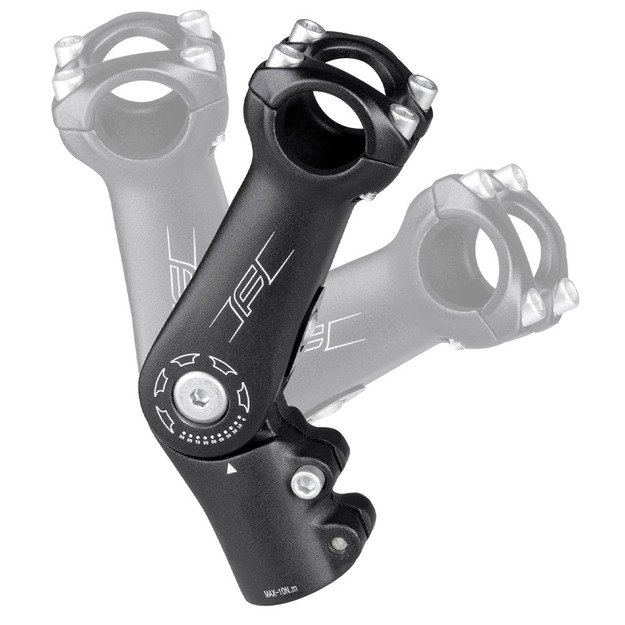 Vairo i&scaron;ky&scaron;a FORCE S6.3 reguliuojama 25,4/90mm (aliuminė, juoda matinė)