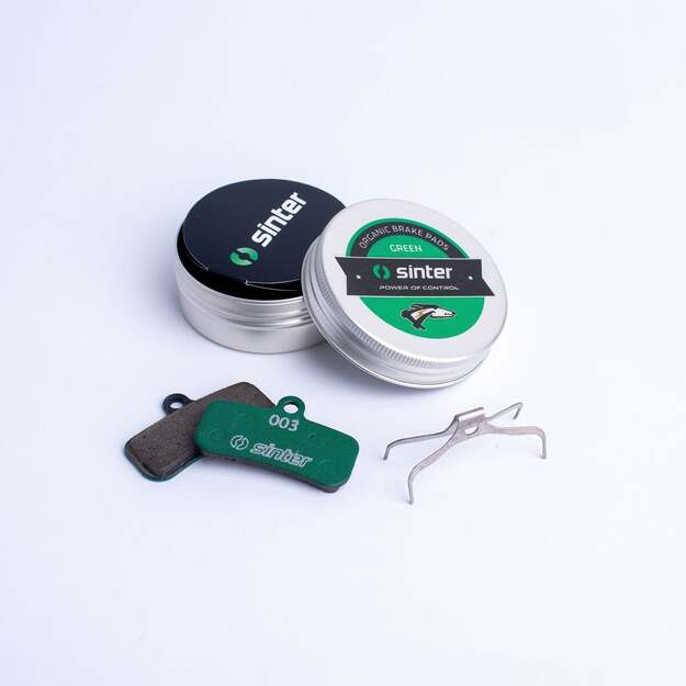 SINTER BRAKE PADS SHIMANO D TYPE GREEN (73-003-063-8) 2