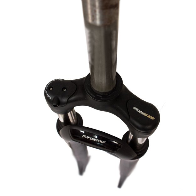 Priekinė &scaron;akė SUNTOUR NEX MG 28  1 1/8, disk., plienas (juoda) 1