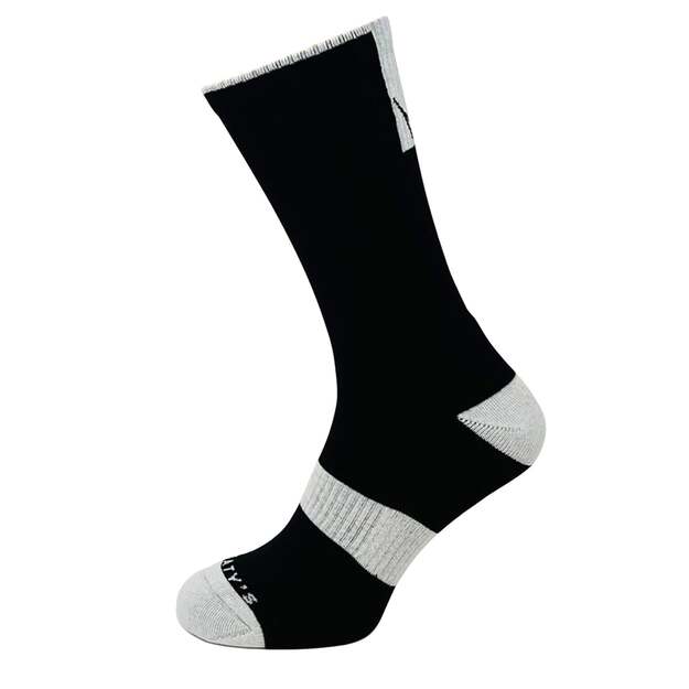 PEATY S PONOŽKY SHREDSOCKS BLOCK BLACK / WHITE (PPW-SCK-BLC-BK/WT-10)