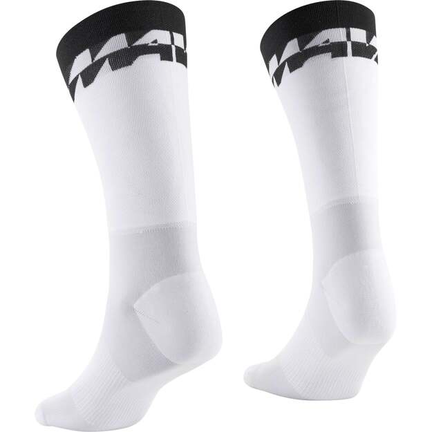 MAVIC SOCK KSYRIUM HIGH WHITE BLACK (G000278) 1