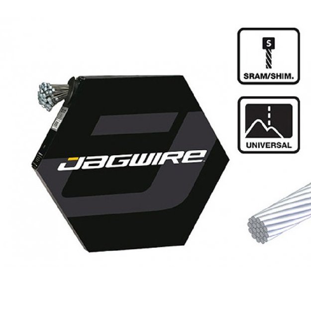 Pavarų trosas Jagwire Basic Stainless // 1,2 x 2300 mm