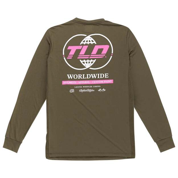 TLD YOUTH LS JERSEY SKYLINE RIDE TEE WORLDWIDE CAPER (38514800) 1