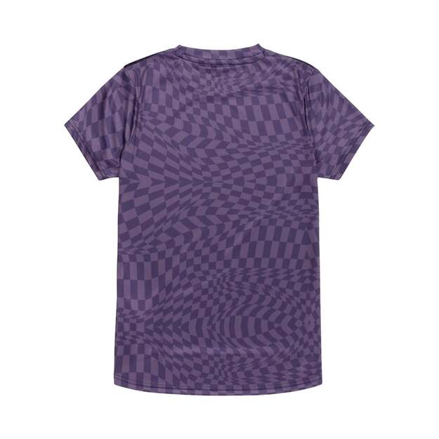 TLD WOMENS SS JERSEY LILIUM TWISTED CHECKERS DEEP PURPLE (35751601) 1